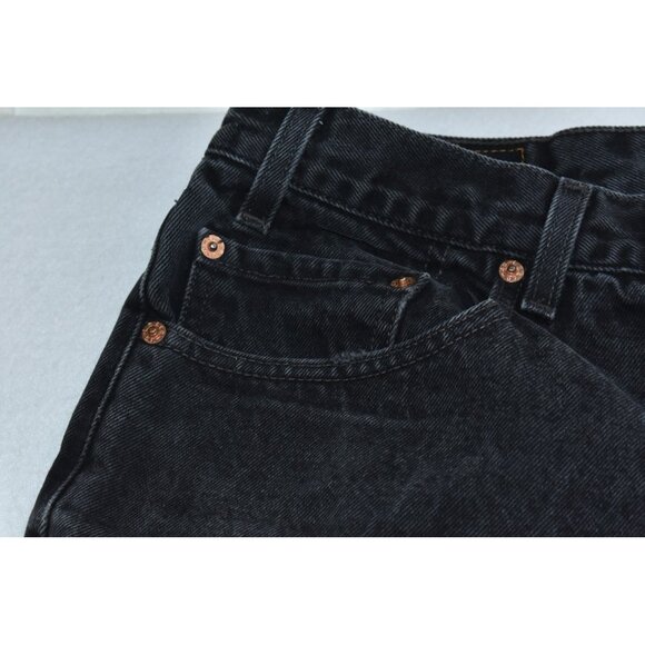 Levis 550 Men's Jeans Size 36x36 Black Straight Leg Denim Relaxed Fit Vintage - Picture 4 of 16